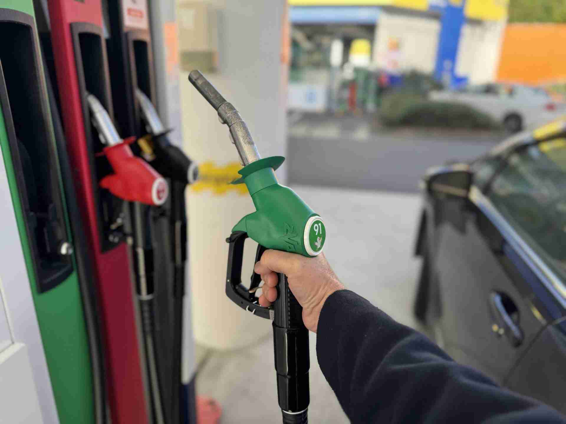 Gull brand petrol pumps at a New Zealand service station