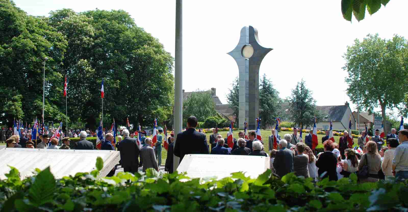 The SOE F Section memorial at Valençay, with the names of agents lost in action.