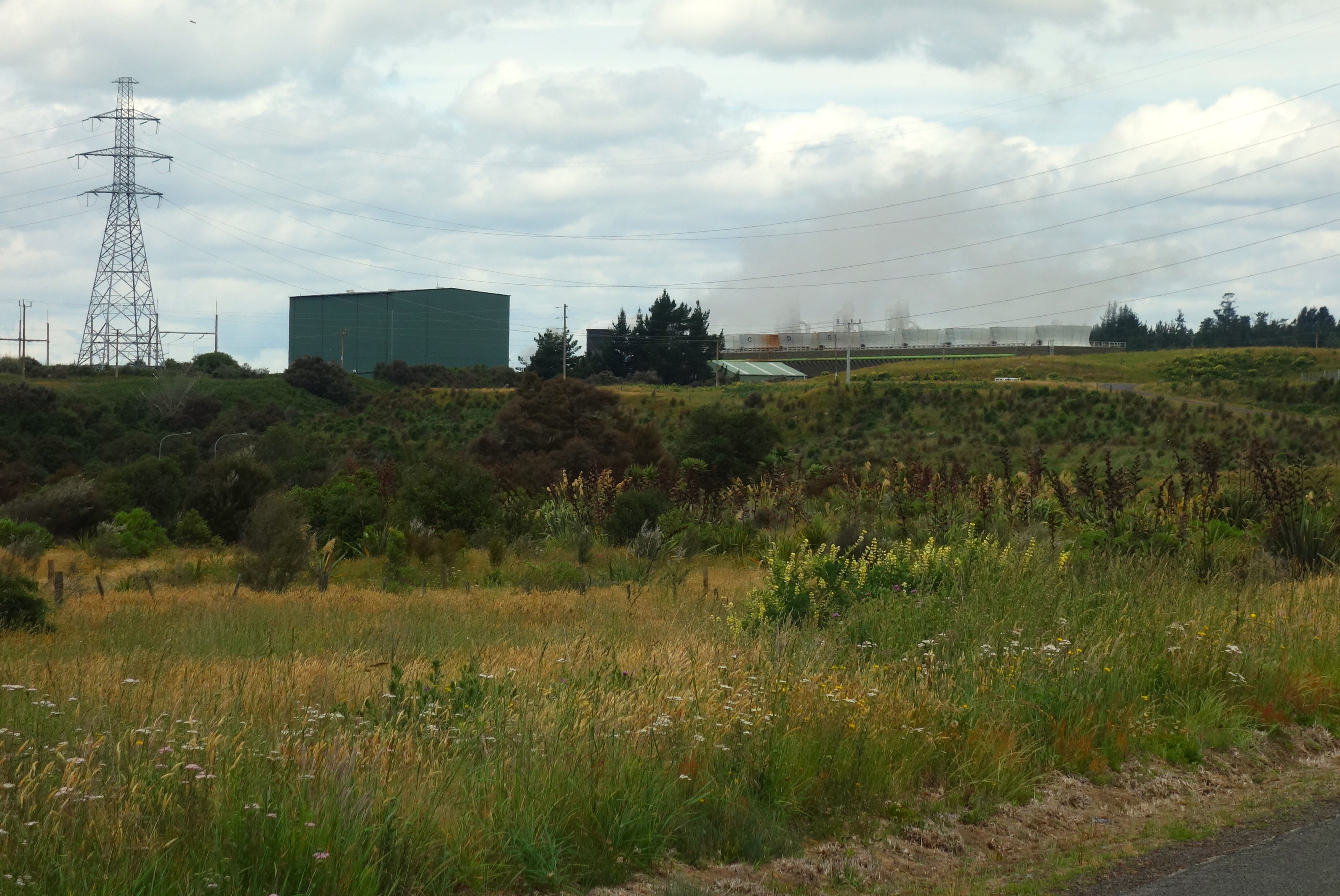 Rotokawa geothermal power station, New Zealand
