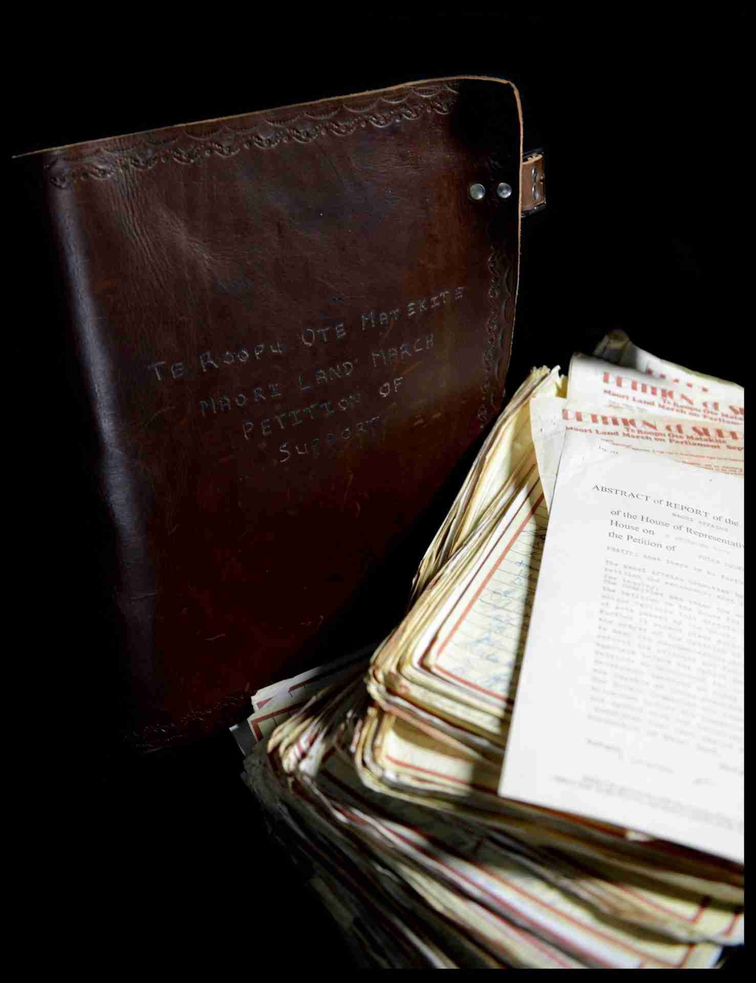 The memorial of rights presented to Parliament during the 1975 Māori Land March