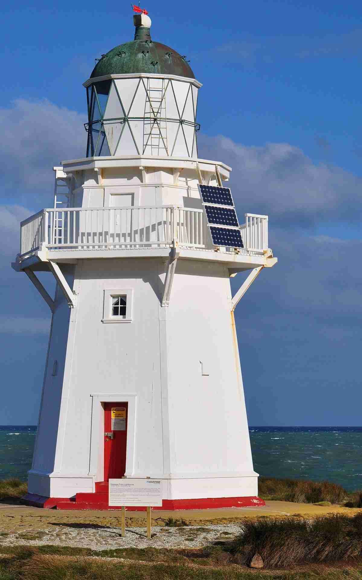 Waipapa Point Lighthouse on the Southland coast